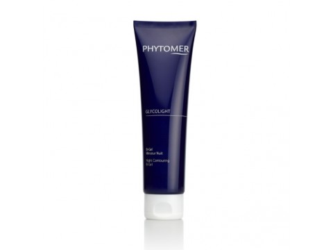 PHYTOMER GLYCOLIGHT NIGHT CONTOURING BI-GEL naktinis liekninamasis gelis-emulsija, 150 ml